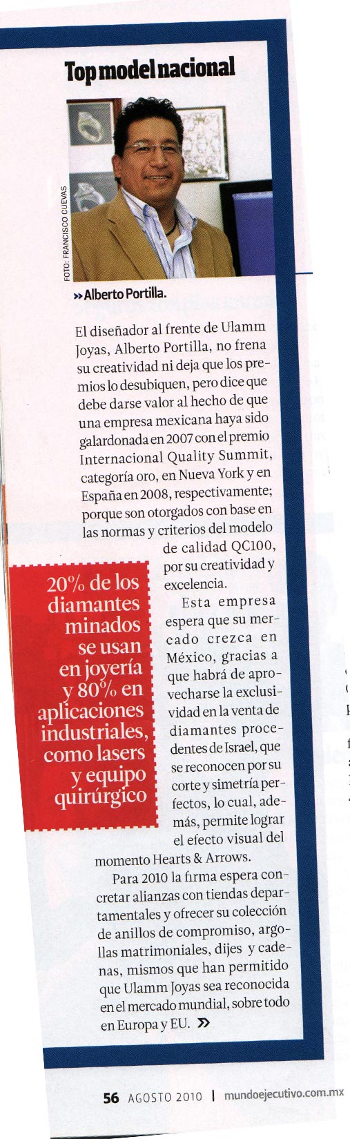 Reportaje Revista Mundo Ejecutivo